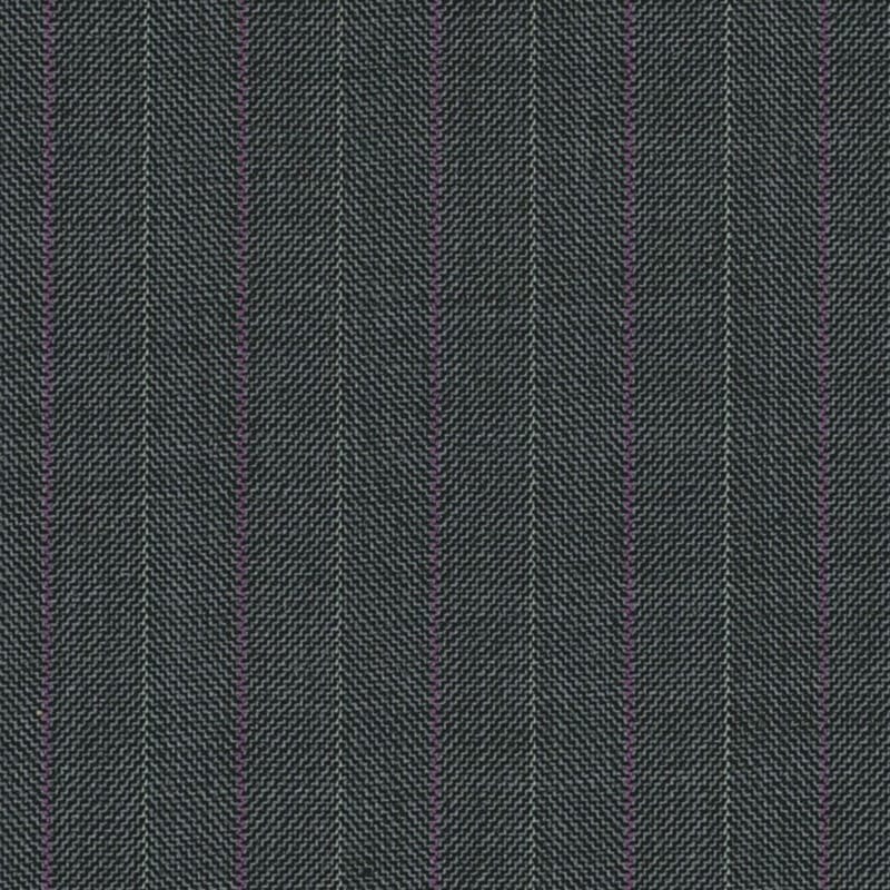 Dark Grey Mulberry Herringbone Alternative Stripe