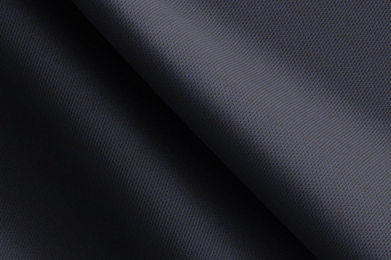 Blue heavy herringbone