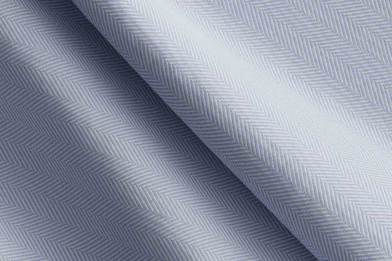 Blue large herringbone