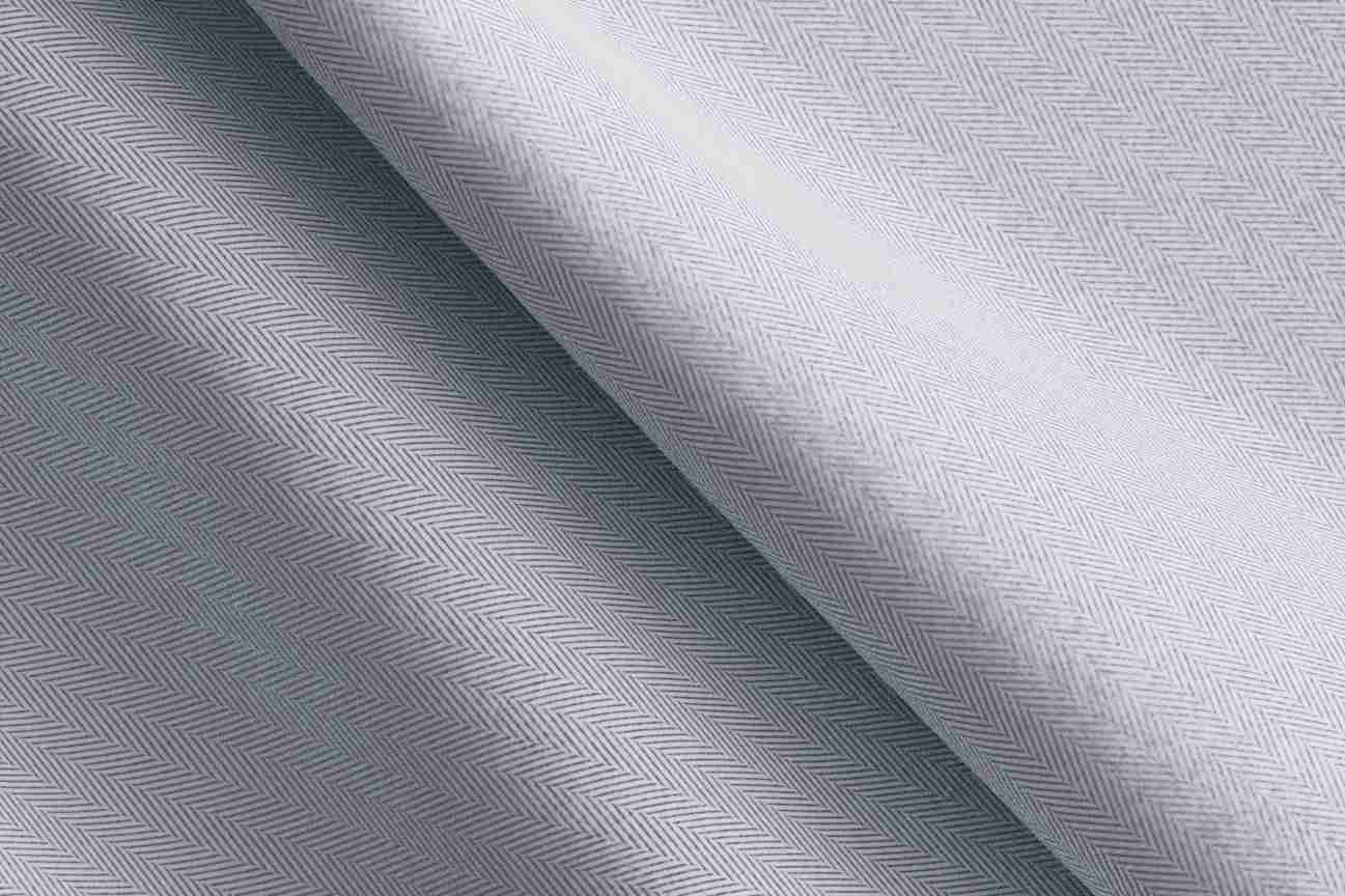 Blue narrow herringbone