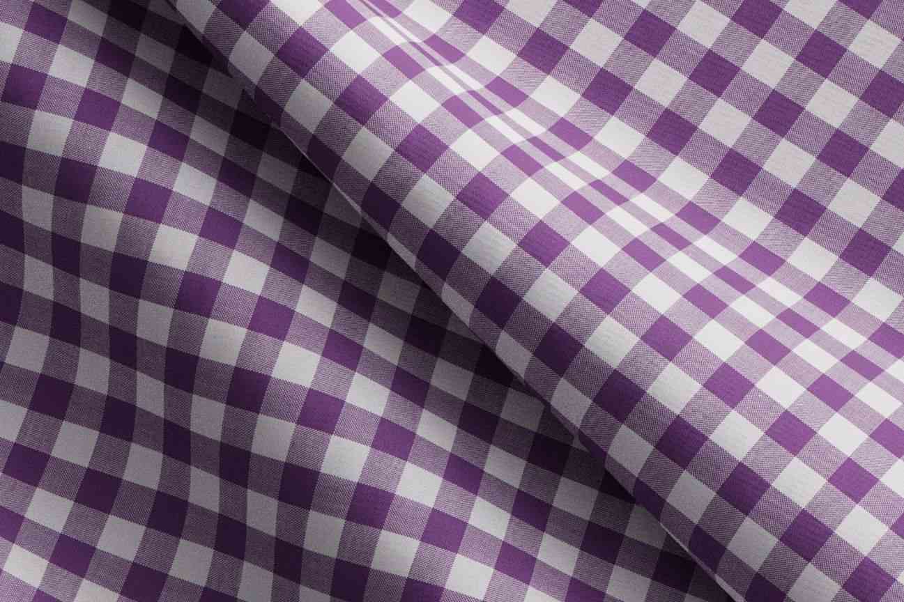 Purple gingham - large checks