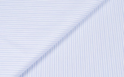 Blue Stripes Popeline