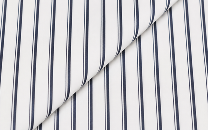 Navy Unbalanced Stripes