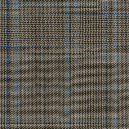 Dark Blue Taupe Split Matt Glen Check
