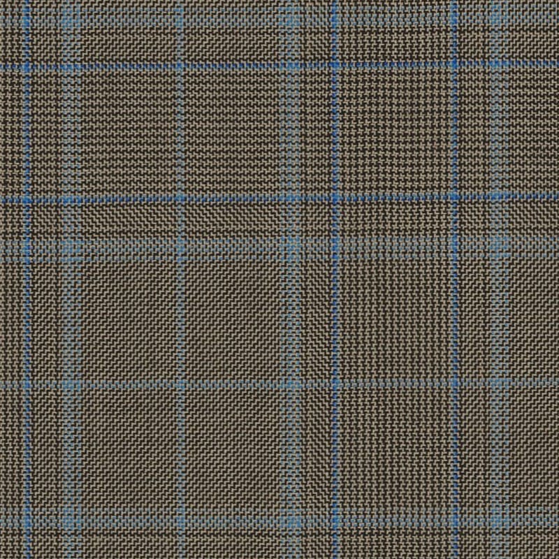 Dark Blue Taupe Split Matt Glen Check