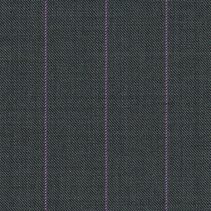 Dark Grey Lilac Guarded Stripe