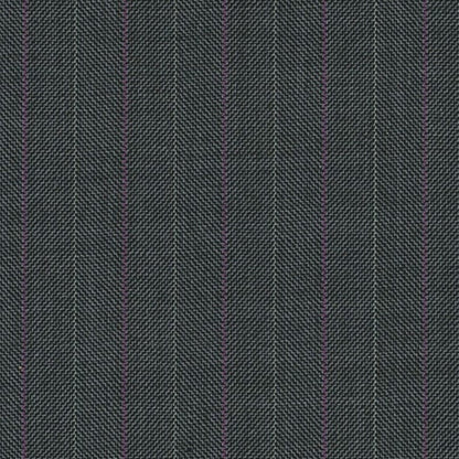 Dark Grey Mulberry Herringbone Alternative Stripe