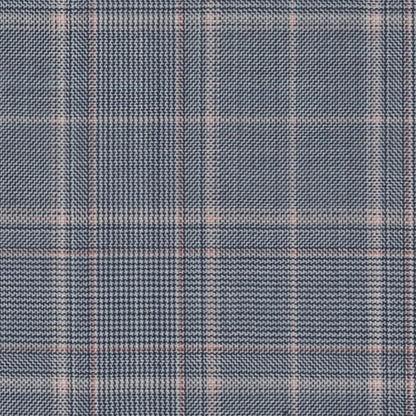 Light Blue Rose Pink Split Matt Glen Check