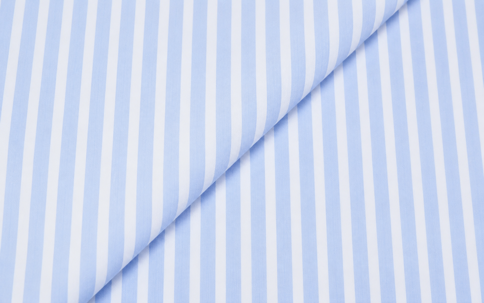 Sky Blue Stripe Popeline